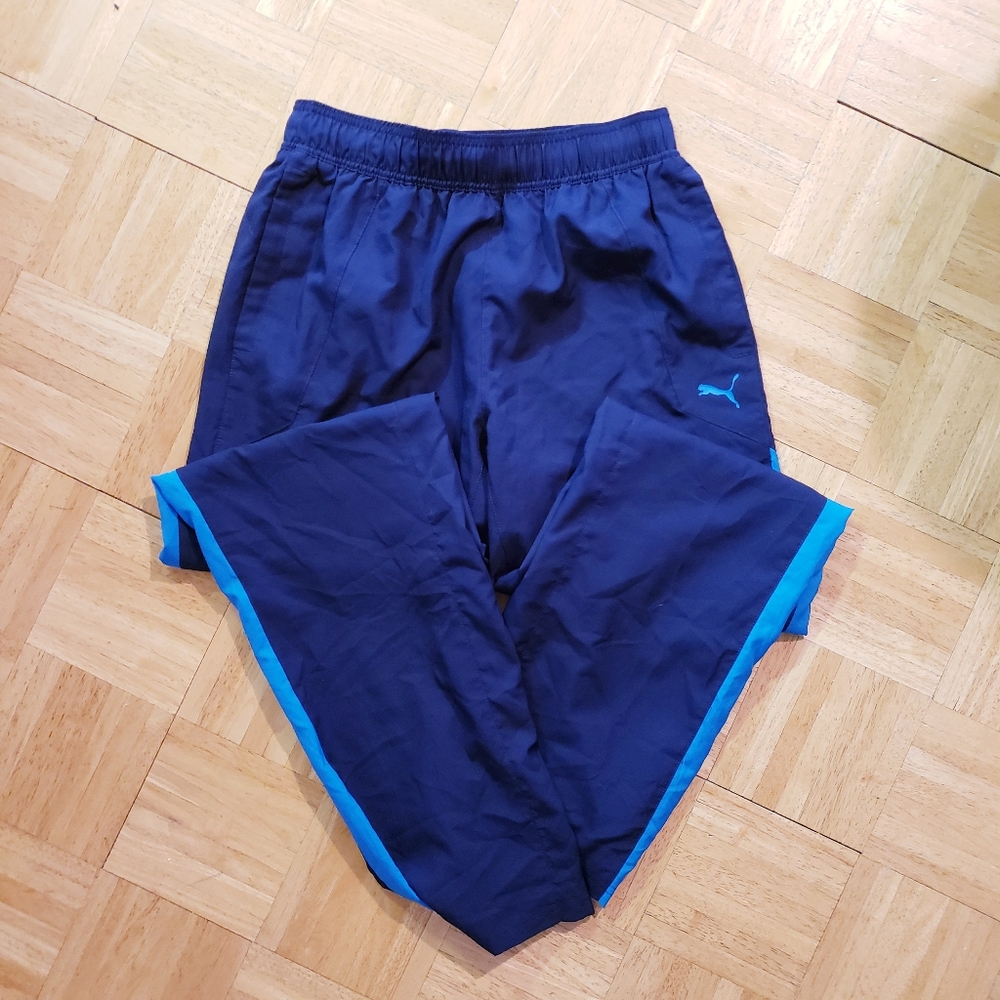 Puma Blue on Navy Jogger Pants SML
